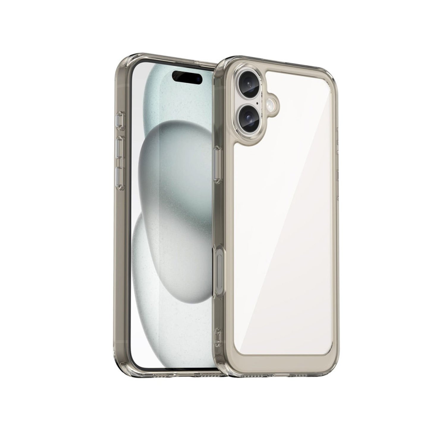 Microcase Iphone 16 Shield Serisi Darbeye Dayanıklı Yarı Esnek Plastik Tpu Kılıf - AL8100
