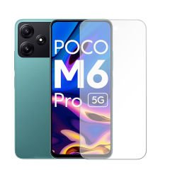 Microcase Xiaomi Poco M6 Pro 5G-Redmi 12 5G Tempered Cam Ekran Koruyucu AL3269