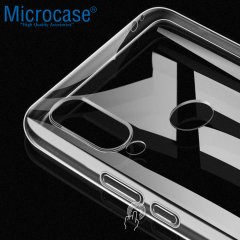 Microcase Xiaomi Redmi 7 Ultra İnce 0.2 mm Soft Silikon Kılıf + Tempered Glass Cam Koruma (SEÇENEKLİ)