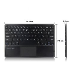 Microcase iPad Pro 11 2021 Bluetooth Touchpad Klavye 25 cm + Bluetooth Mouse + Tablet Standı - AL2759