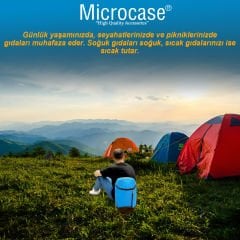 Microcase 15 LT Buzluklu Termos Çanta Piknik Kamp Soğuk Sıcak Isı Yalıtımlı Yiyecek Taşıma Sırt Çantası AL4451