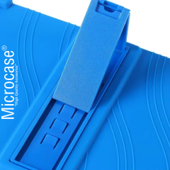 Microcase TCL Tab 10L Gen 2 Tablet için Standlı Silikon Kılıf - AL3309 Kırmızı