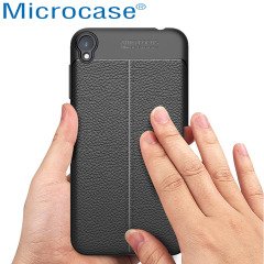 Zenfone Live ZB501KL Leather Efect Silikon Kılıf + Cam(Seçenekli)