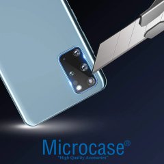 Microcase Samsung Galaxy S20 Plus Kamera Camı Lens Koruyucu Nano Esnek Film