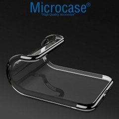 Microcase Xiaomi Mi Note 10 Lite Plating Series Soft Silikon Kılıf - Siyah