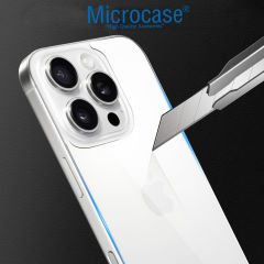Microcase IPhone 16 Pro Max  Arka Kapak Için Tempered Glass Cam Koruma - AL3270