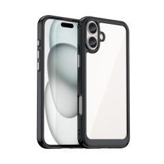 Microcase Iphone 16 Plus Shield Serisi Darbeye Dayanıklı Yarı Esnek Plastik Tpu Kılıf - AL8100