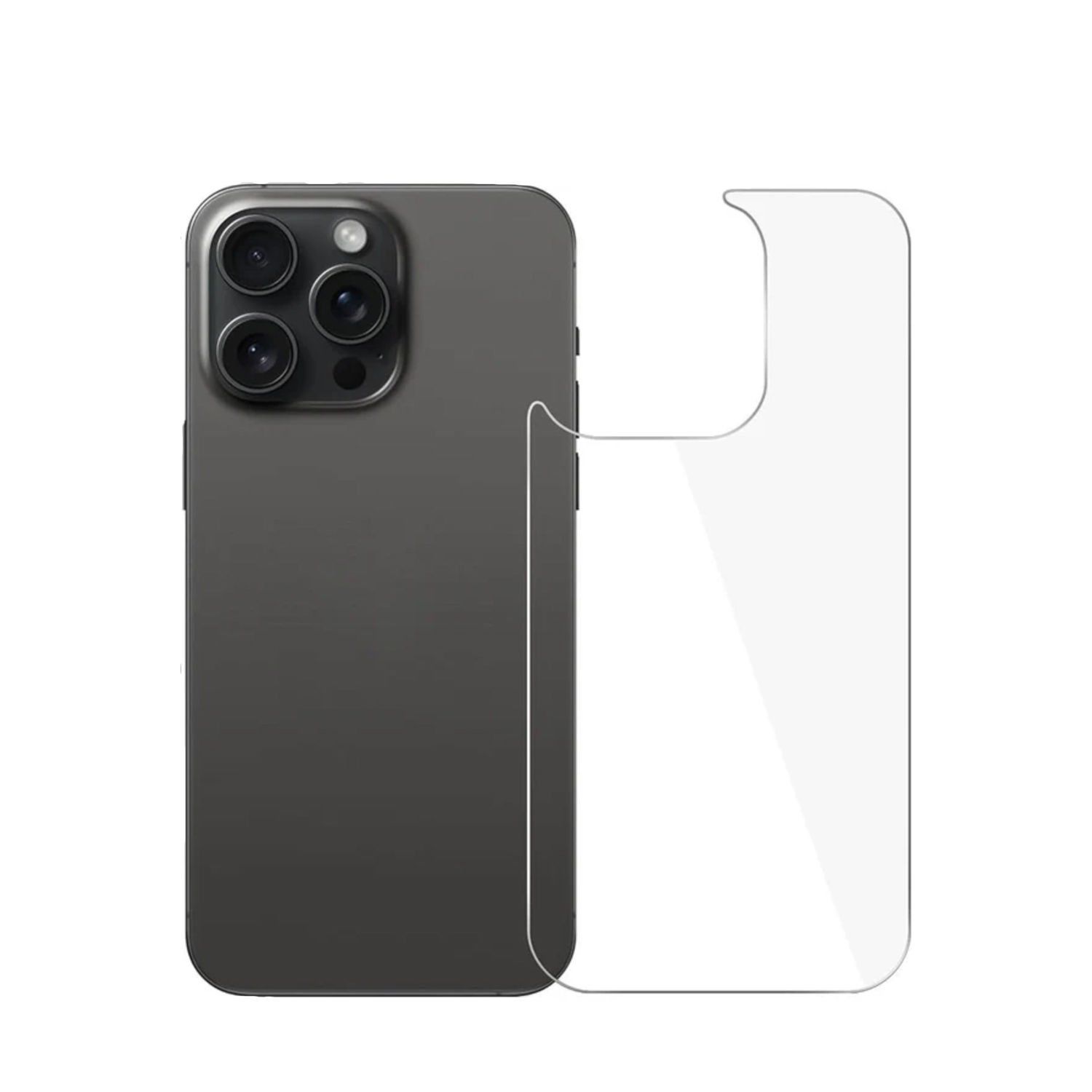 Microcase IPhone 16 Pro   Arka Kapak Için Tempered Glass Cam Koruma - AL3270