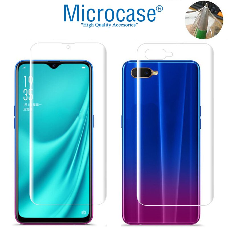 Microcase Oppo A5s Full Ön Arka Kaplama Koruma Filmi