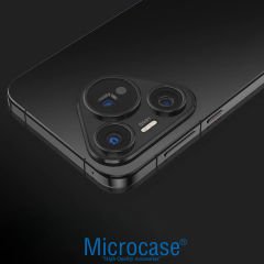 Microcase Huawei Pura 70 Uyumlu Kamera Lens Koruma Halkası - Kapalı Tasarım -Siyah AL3401
