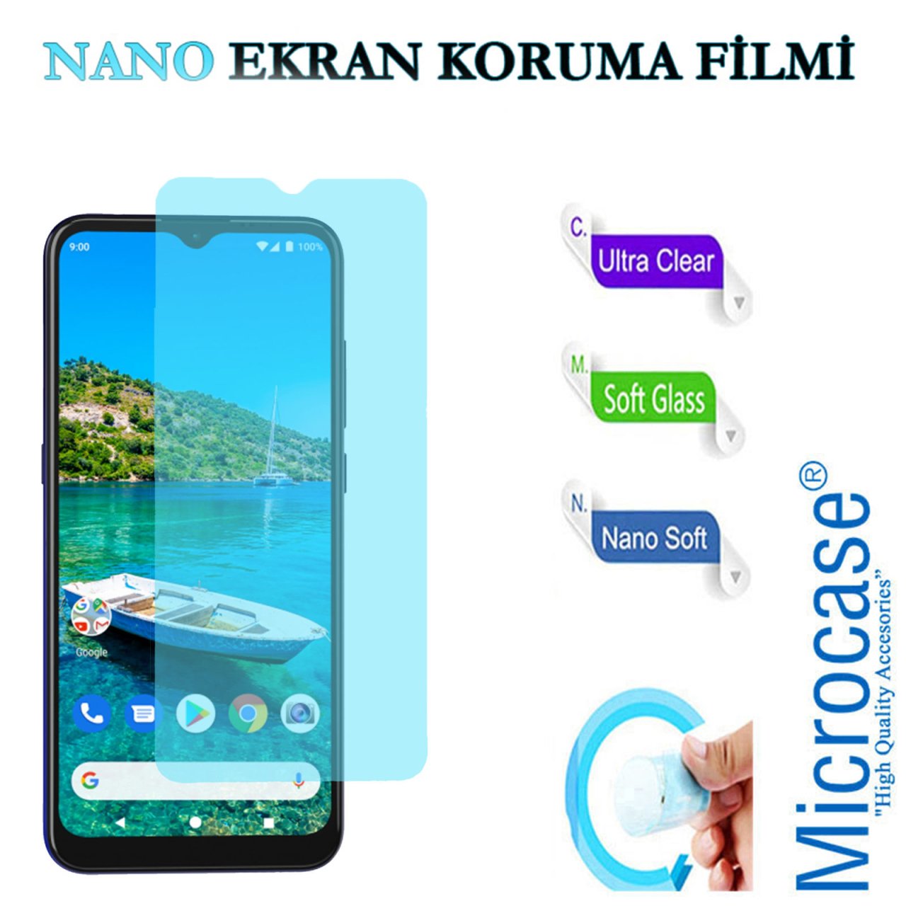 General Mobile 10 Nano Esnek Ekran Koruma Filmi