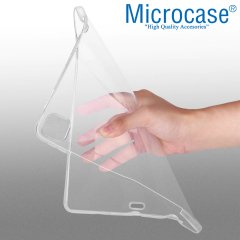 Microcase iPad Pro 4.Nesil 12.9 inch 2020 Kablosuz Şarj Uyumlu Silikon Tpu Soft Kılıf - Şeffaf