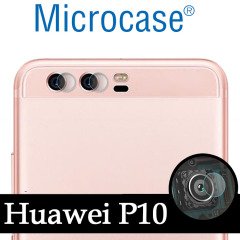 Huawei P10 - 3in1 Set Silikon Kılıf + Cam Koruma + Lens Filmi