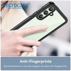 Microcase Samsung Galaxy S25 Shield Serisi Darbeye Dayanıklı Yarı Esnek Plastik Tpu Kılıf - AL8100