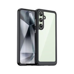 Microcase Samsung Galaxy S25 Shield Serisi Darbeye Dayanıklı Yarı Esnek Plastik Tpu Kılıf - AL8100