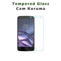 Motorola Moto Z Play - 3in1 Set Kılıf + Cam Koruma + Lens Filmi