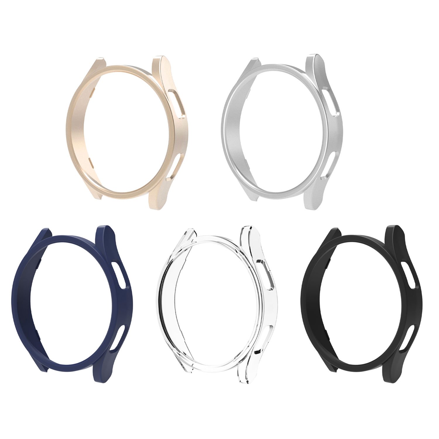 Microcase Samsung Galaxy Watch 6 Classic 43mm Önü Açık Sert Slim Rubber Kılıf - AL3172