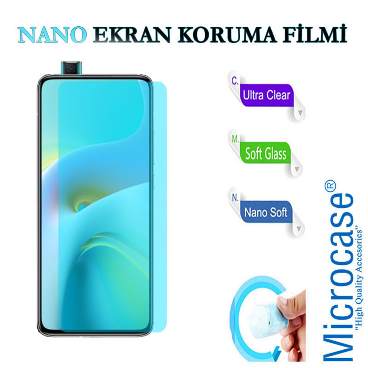Xiaomi Redmi K30 Ultra Nano Esnek Ekran Koruma Filmi