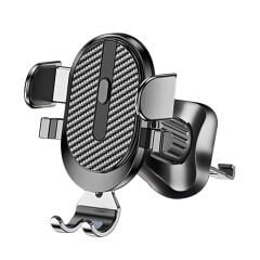 Microcase 360 Derece Dönebilir Araç İçi Izgaralıktan Metal Kelepçeli Telefon Tutucu - AL3733