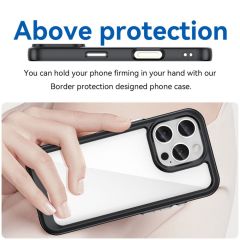 Microcase Iphone 16 ProMax Shield Serisi Darbeye Dayanıklı Yarı Esnek Plastik Tpu Kılıf - AL8100