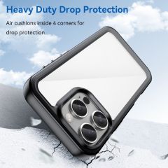 Microcase Iphone 16 ProMax Shield Serisi Darbeye Dayanıklı Yarı Esnek Plastik Tpu Kılıf - AL8100