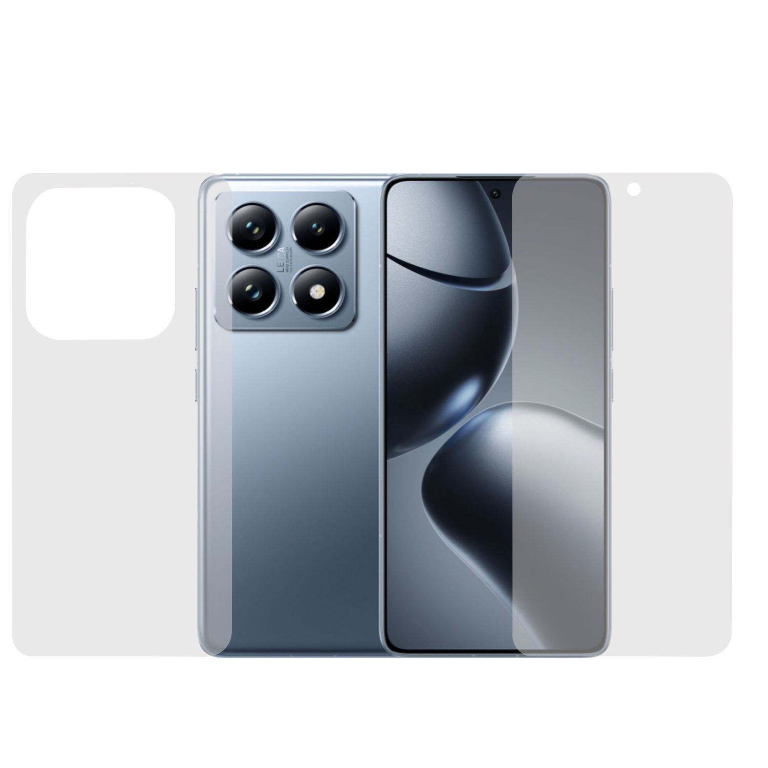 Microcase Xiaomi 14T Pro Global  Full Ön Arka Kaplama Koruma Filmi - AL3279