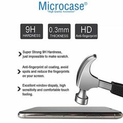Microcase Iphone 15 ProMax Tam Kaplayan Çerçeveli Tempered Ekran Koruyucu AL3276