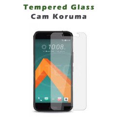 HTC M10 - 3in1 Koruma Seti Silikon Kılıf + Cam Koruma + Lens Film