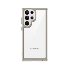 Microcase Samsung Galaxy S25 Ultra Shield Serisi Darbeye Dayanıklı Yarı Esnek Plastik Tpu Kılıf - AL8100