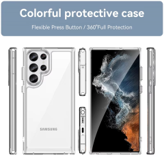 Microcase Samsung Galaxy S25 Ultra Shield Serisi Darbeye Dayanıklı Yarı Esnek Plastik Tpu Kılıf - AL8100
