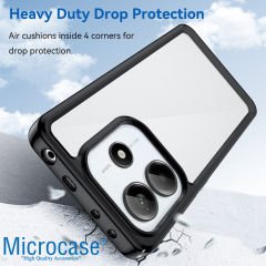 Microcase Xiaomi Redmi Note 14 5G Shield Serisi Darbeye Dayanıklı Yarı Esnek Plastik Tpu Kılıf - AL8100