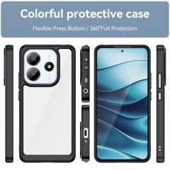 Microcase Xiaomi Redmi Note 14 5G Shield Serisi Darbeye Dayanıklı Yarı Esnek Plastik Tpu Kılıf - AL8100