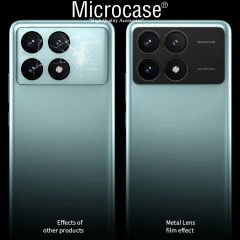 Microcase Xiaomi Redmi Poco F6 / Xiaomi Redmi Turbo 3 5G Uyumlu Kamera Lens Koruma Halkası - Kapalı Tasarım -Siyah AL3401