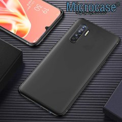 Microcase Oppo A91 - Oppo Reno 3 Elektrocase Serisi Kamera Korumalı Silikon Kılıf - Siyah
