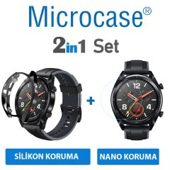 Microcase Huawei Watch GT Classic Silikon Kılıf + NANO FİLM