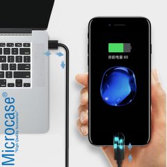 iPhone iPad Lightning USB Şarj ve Data Kablosu 2 Metre Siyah