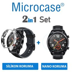 Microcase Huawei Watch GT Active Silikon Kılıf + NANO FİLM