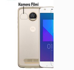 Motorola Moto Z2 Play Arka Kamera için Nano Glass TPU Koruma Film