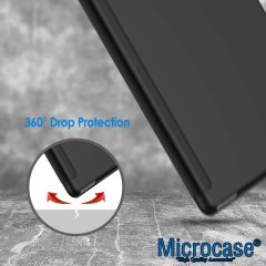 Microcase iPad Pro 11 Delüx Leather Serisi Standlı Kılıf - Siyah