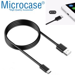 Microcase Type-C USB Şarj ve Data Kablosu - 3 Metre Siyah