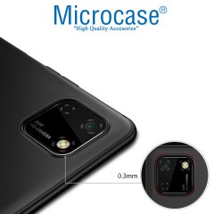 Microcase Huawei Y5P - Honor 9S Elektrocase Serisi Kamera Korumalı Silikon Kılıf - Siyah