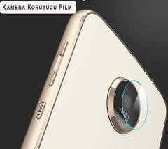 Motorola Moto Z Arka Kamera için Nano Glass TPU Koruma Filmi