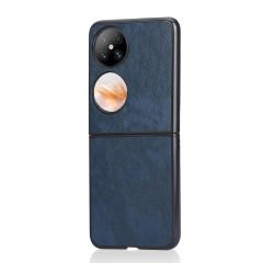 Microcase Huawei Pocket 2 için Deri Desenli Plastik Koruma Kılıf - AL3156