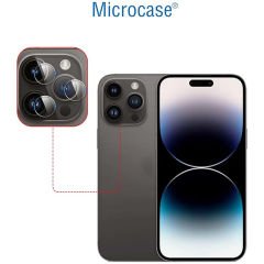 Microcase iPhone 15 pro Kamera Camı Lens Koruyucu Nano Esnek Film - AL3400