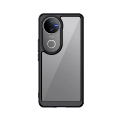 Microcase Vivo V50 5G Shield Serisi Darbeye Dayanıklı Yarı Esnek Plastik Tpu Kılıf - AL8100