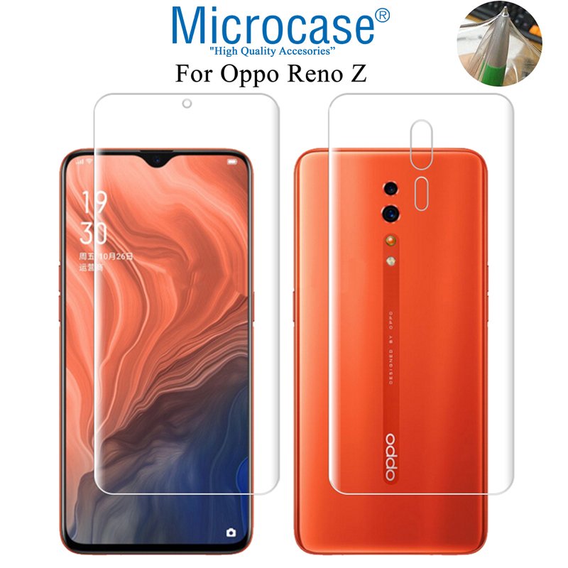 Microcase Oppo Reno Z Full Ön Arka Kaplama Koruma Filmi