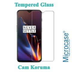 Microcase OnePlus 6T Tempered Glass Cam Ekran Koruyucu