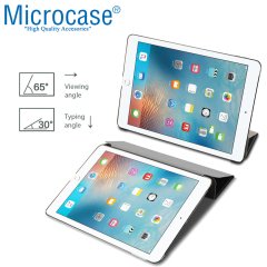 Microcase iPad Air 3.Nesil 10.5 2019 Delüx Leather Serisi Standlı Kılıf - Siyah