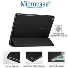Microcase iPad Air 3.Nesil 10.5 2019 Delüx Leather Serisi Standlı Kılıf - Siyah