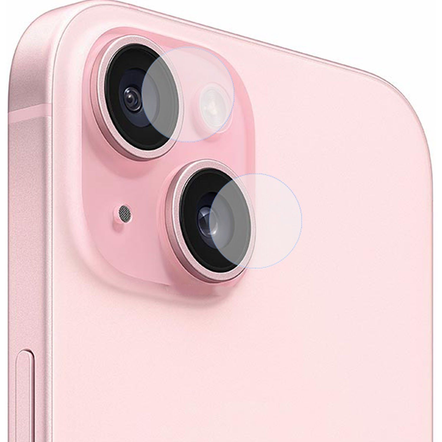 Microcase IPhone 15 Plus Kamera Camı Lens Koruyucu Nano Esnek Film - AL3400